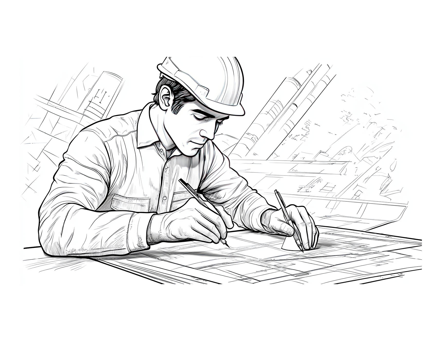 pencil drawing image for elevator2